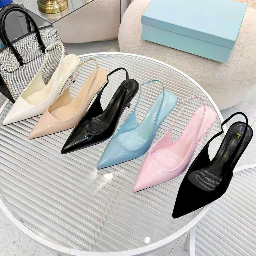 2026 velvet bow mesh high heels luxury sandal Designer wed shoe woman classic pink Patent Leather wedge shoe casual dress Pumps slingback stiletto heel sandale shoes
