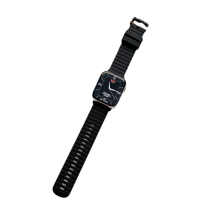 Suitable for 8 iWatch 7 Apple Watch Series 1-9 SE Silicone Band Striped Unisex