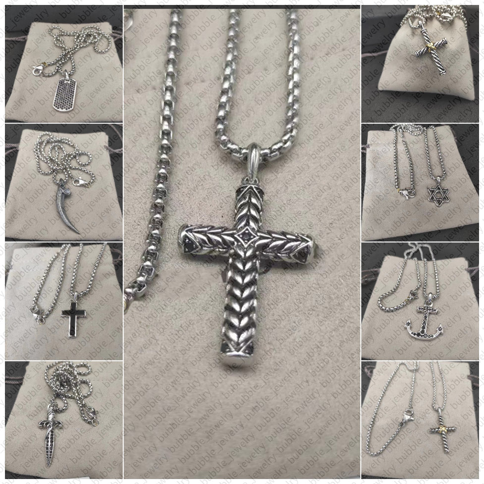 jewelry for men cross necklace designer jewelry Hot selling luxury necklace top quality stainless steel bohemian charm pendant chain with pendant crown heart gifts