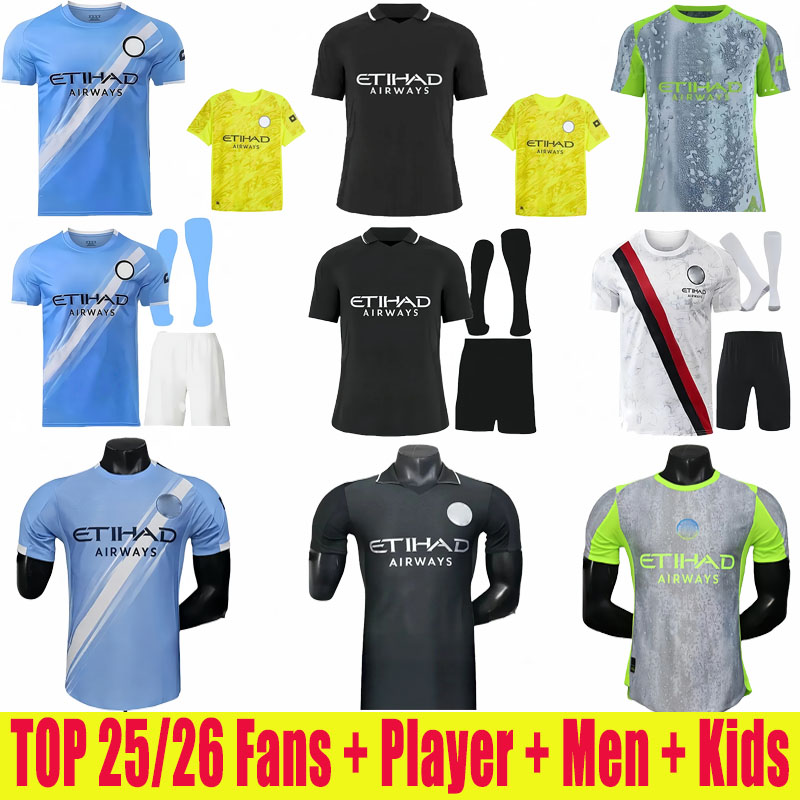 25 26 HAALAND soccer jerseys FODEN MARMOUSH DOKU MARMOUSH McATEE KOVACIC GVARDIOL home away DE BRUYNE MATHEUS N. football shirt