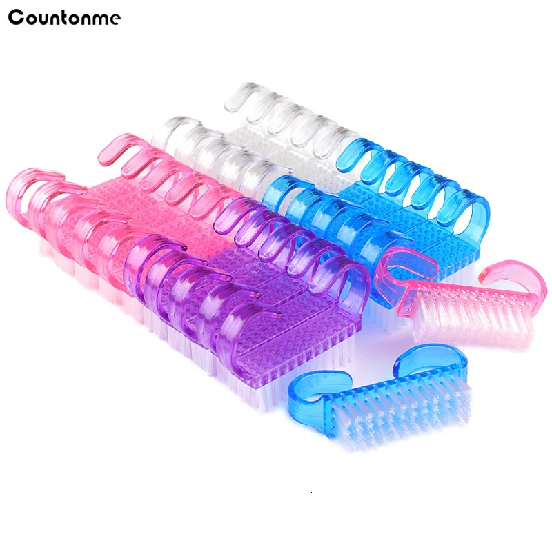 100Pcs Nail Art Brush Nail Dust Power Cleaning Brushes Remover Acrylic Nail Manicure Soft Remove Small Angle Nail Care Tools 251231