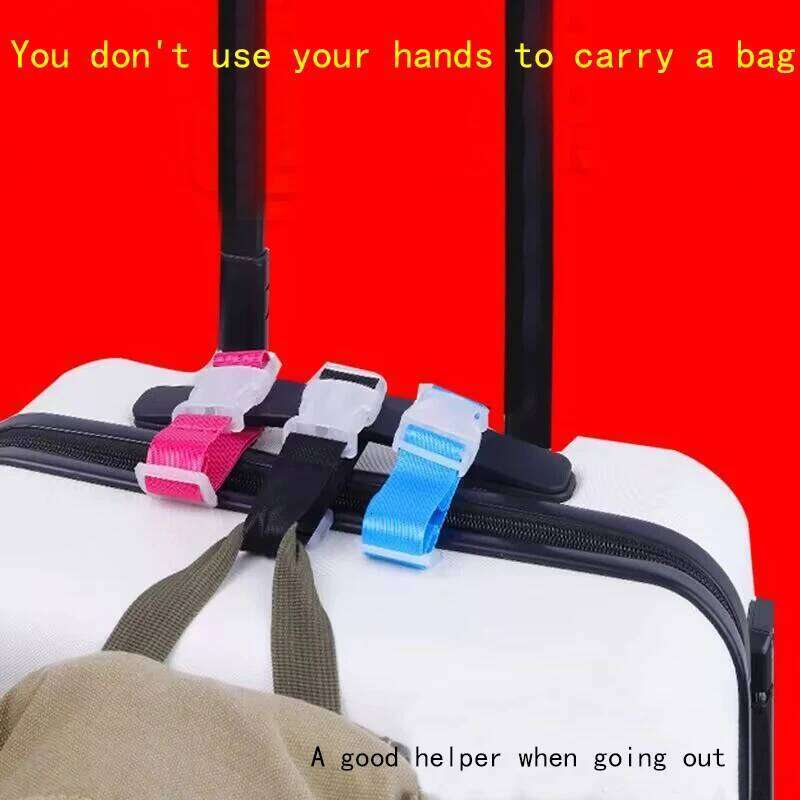 Multi-Color Luggage Strap Clip, Hands-Free Accessory, Portable Bag Holder, Travel Essential, Convenient & Practical