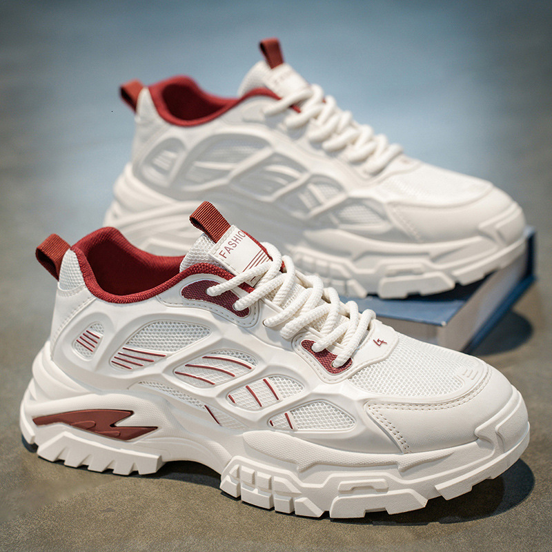 Ddmytiger Summer New Student Mesh Breathable Sports Casual Men S Trendy Versatile Thick Soled Dad Shoes Outdoor Shoes
