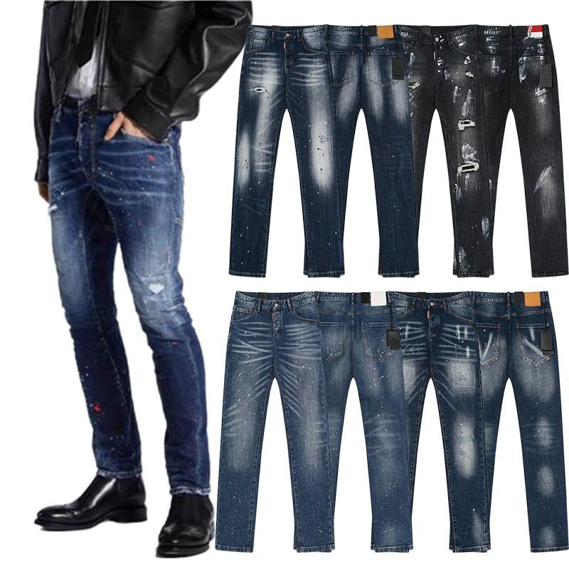 dsqured baggy jeans for mens designer jeans mens jeans men jean pants mens designer pants pantalones hombre y2k mens jeans designers pantalon homme stacked slim fit