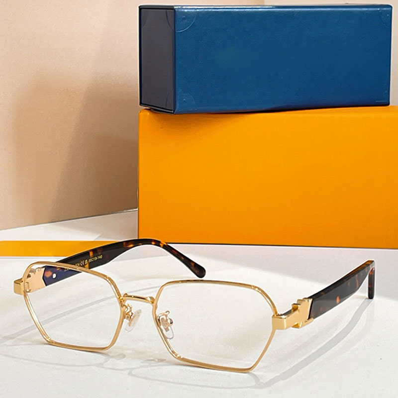 Mens optical glasses Z3207 Transparent anti blue light lens lady OL eyewear Replaceable prescription Small rectangular metal frame eyeglasses Outdoor leisure