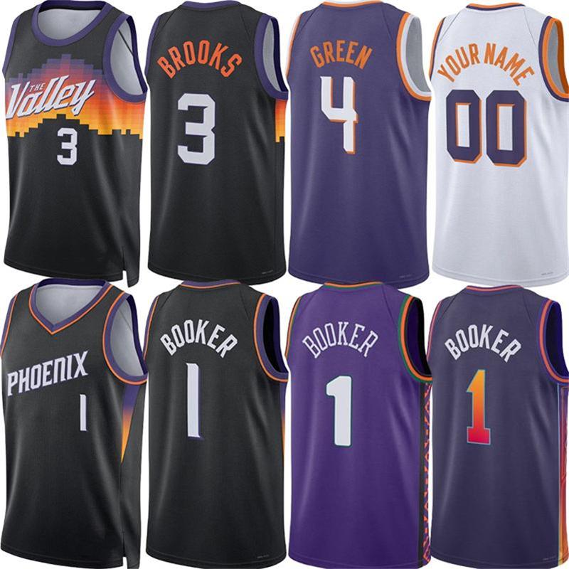 25 26 Phoenixs Sun Devin Booker Basketball Jerseys Jalen Green Dillon Brooks Collin Gillespie Grayson Allen Mark Williams Ryan Dunn The Valley City Jersey Custom