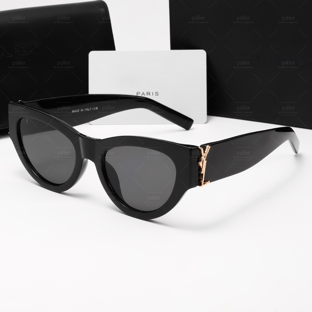 Sunglasses designer Y L women for luxury fashion high quality glasses UV400 design curved Lenses shades travel manners sunglasses gifts box