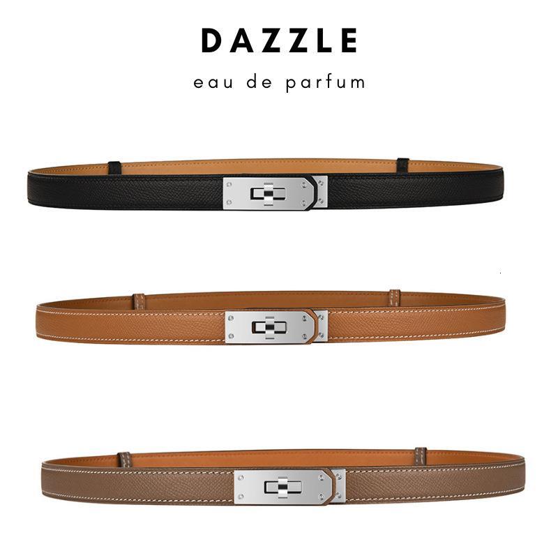 Genuine Leather Versatile with Skirts and Dresses Adjustable Waist Slim Style Kelly Belt for Women d40 718 51