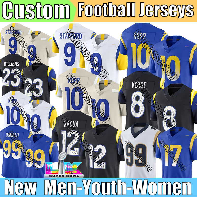 Los Angelescity RamsS Jersey Kupp Stafford Donald Dickerson Williams Jerseys Higbee Young Nacua Faulk Young Verse Football Jerseys