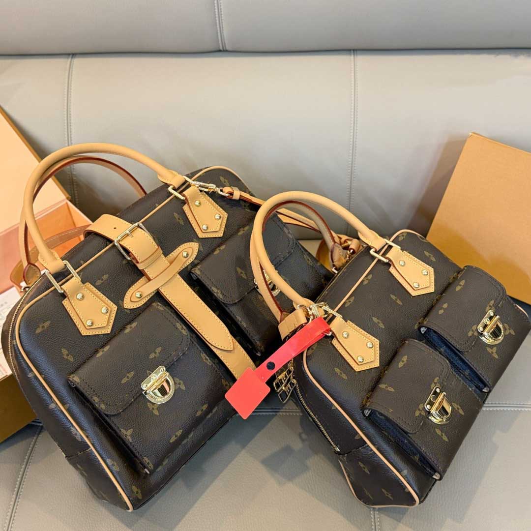 25SS Womens Luxurys Designer New Golden Shield Bag Leather Paintings Totes Bags Vintage Handbag Shouder Crossbody Bag Business Bag Commute Bag 38CM/29CM