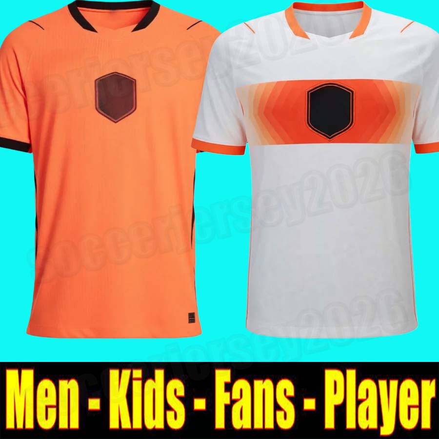 2026 World Cup NetHErlANds MEMPHIS Soccer 25 26 Holland Jersey DE JONG VIRGIL DUMFRIES Shirt Reijnders DE LIGT Men KIDS GAKPO MALEN Gravenberch van de Ven