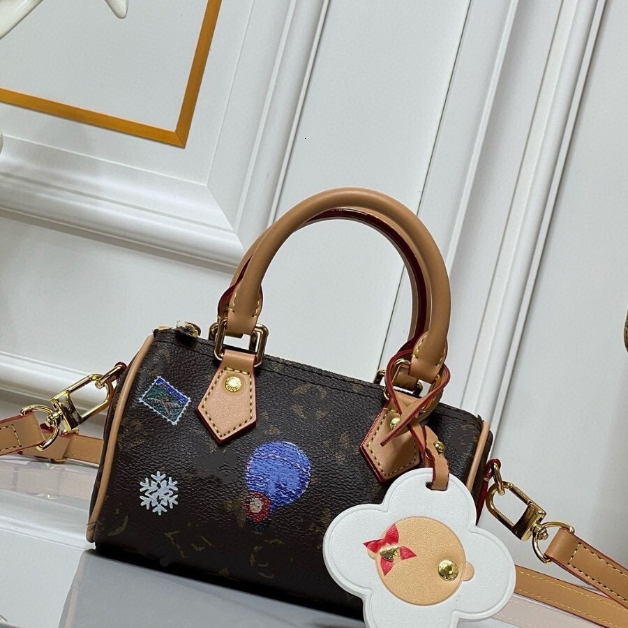 Top quality Designer Bags2025 New Colorful Printed Christmas Pillow Bag Lujia High-end Commuting Handbag Shoulder Crossbody Bag