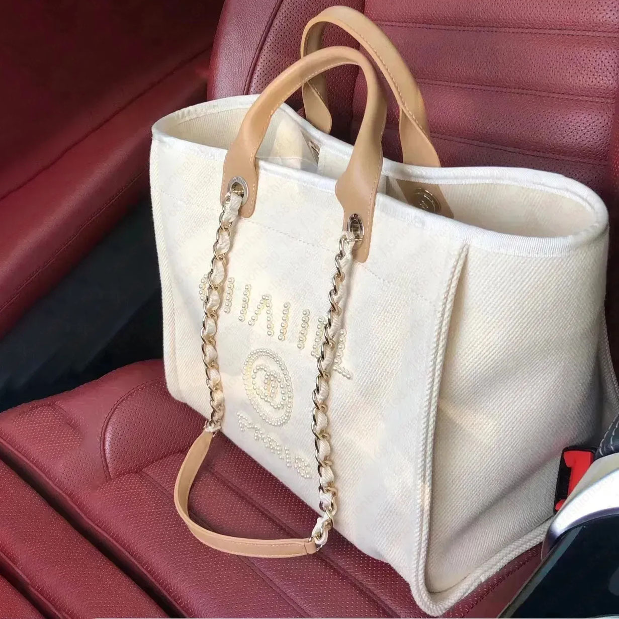 Designer bag flower printed zipper shoulder bag luxury chain camera bag Joker underarm bag handbag large capacity travel leisure shopping bag