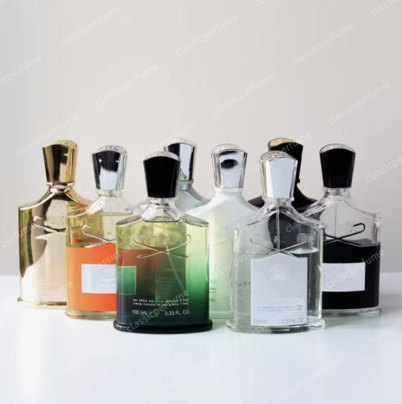 creedperfume Incense Parfum Cologne for Men Fragrance 30ml X 4 Bottles Long Lasting Spary 4pcs Gift Set Fast Shipping