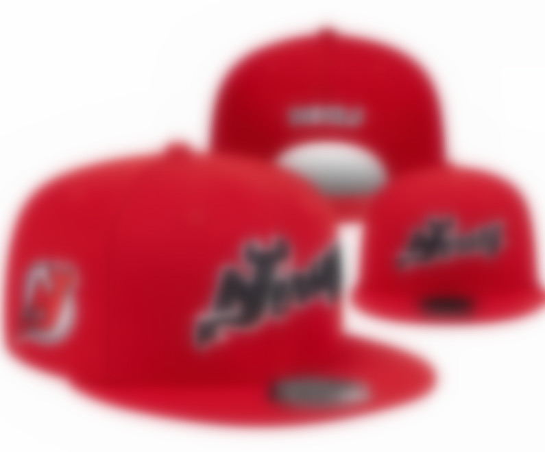 2026 fashion Devils Basketball Snapback Hockey Baseball Snapbacks All Team Champions Snap Back Hats Womens Mens Flat Caps Strapback Hip Hop Cap Sports Hat a