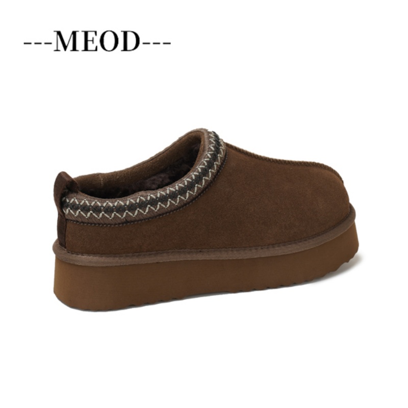 MEOD Brand Winter Warm Fleece Lined Short winter Boots Unisex 2025 New Anti Slip Soft Sole Comfortable Puffy Cotton Shoes Men Women