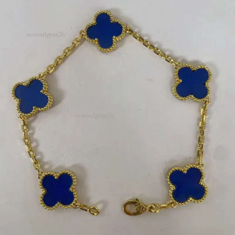 vanly Cleef Four Leaf clover Bracelet Designer Brand Bracelet Gold Luxury Bracelet for Women Mother-of-Pearl Bracelet Designer Bracelet 616 9ba