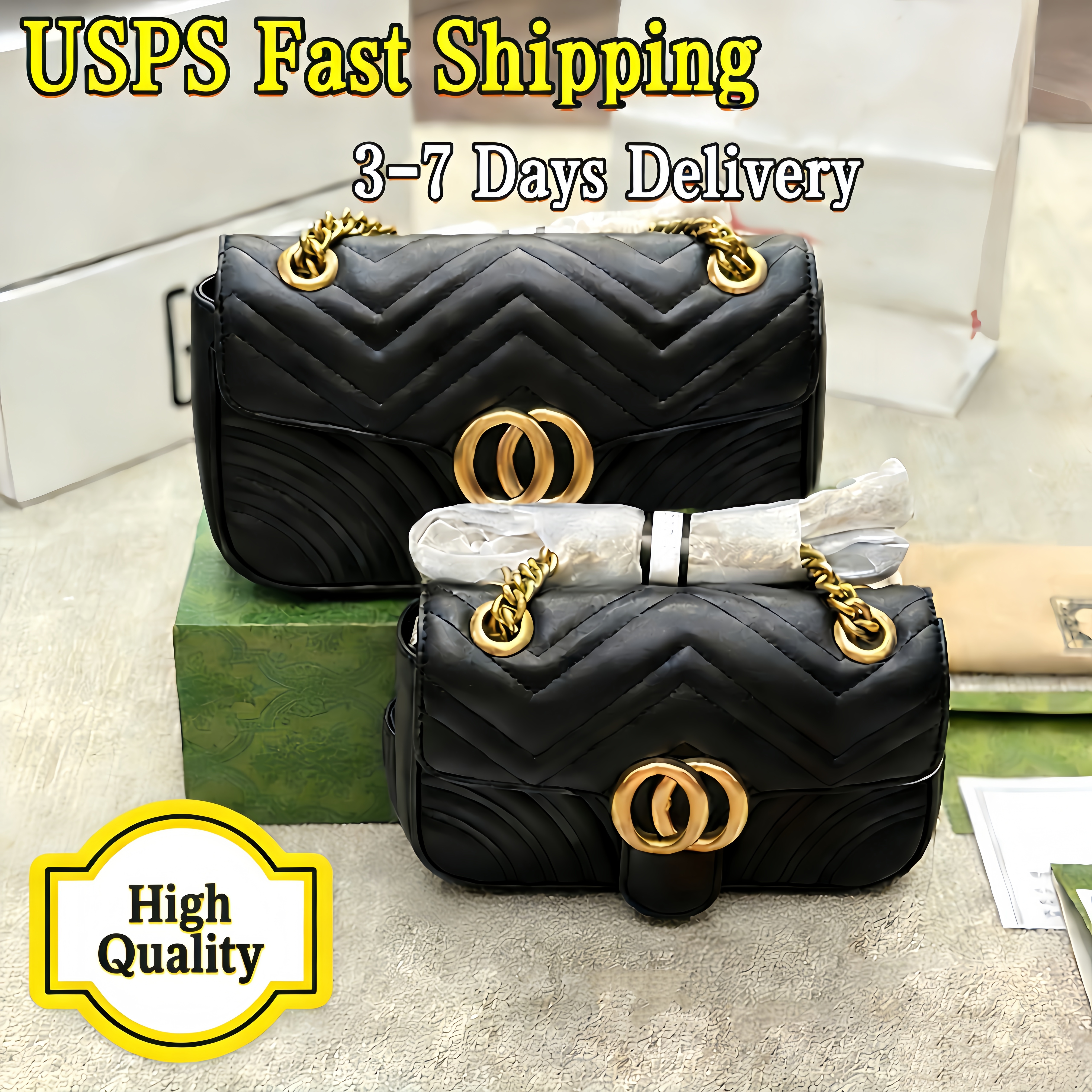 designer bag Luxury Bag purses designer bags for women highest quality Mini Bag Classic Chain Flap Bag Cross body Underarm Bag Fashionable shoulder bag marmont sac