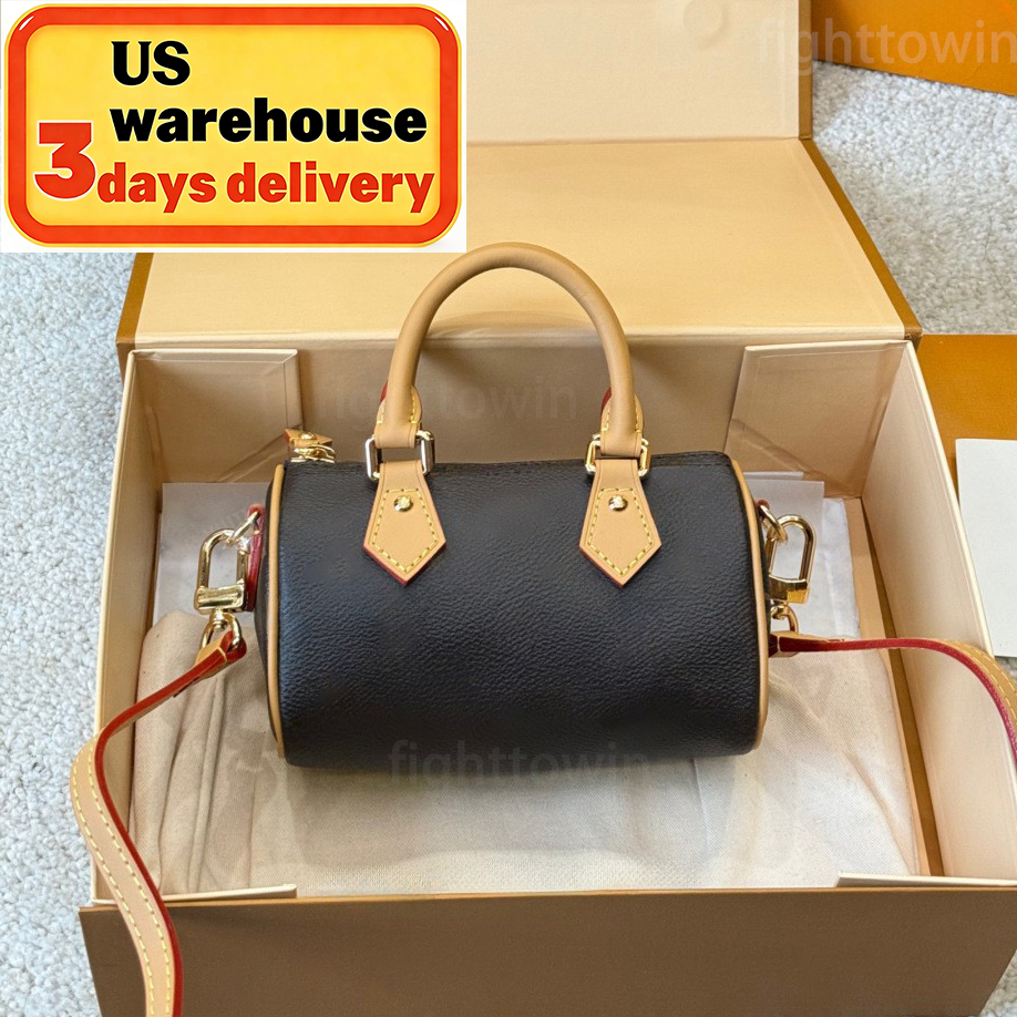 Designer bag Mini Nano Speddy bag 16cm Shoulder Bag Pillow bag Luxury Women Leather Handbag Denim Crossbody bag Embossed Tote Purse Flower classic Vintage clutch