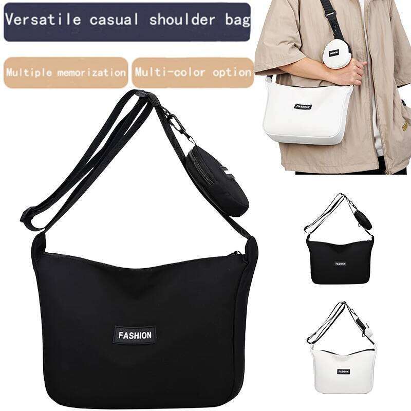Fashion crossbody men's all-in-one New ins waterproof leisure large capacity shoulder bag
