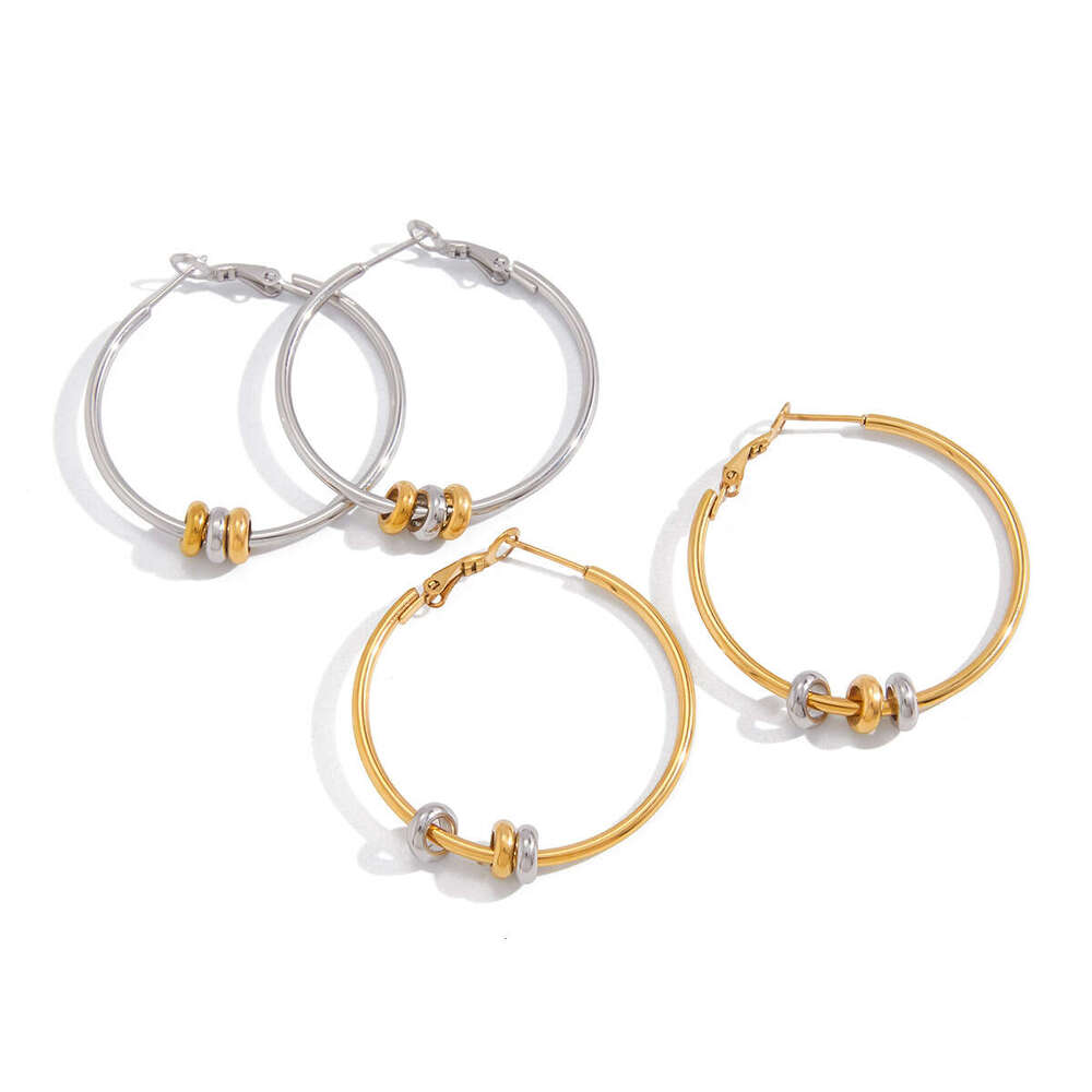 1 Stainless Earrings Luxury earring High end Feel Hoop Earrings Ins Style Titanium Steel Jewelry gift