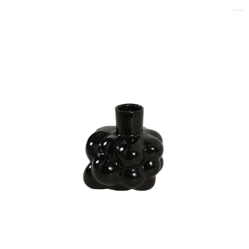 2026 New Candle Holders Ceramic Holder Candelabrum Abstract Irregular Bubble Ornament Candlestick Home Decoration Accessories Free Shipping H260310