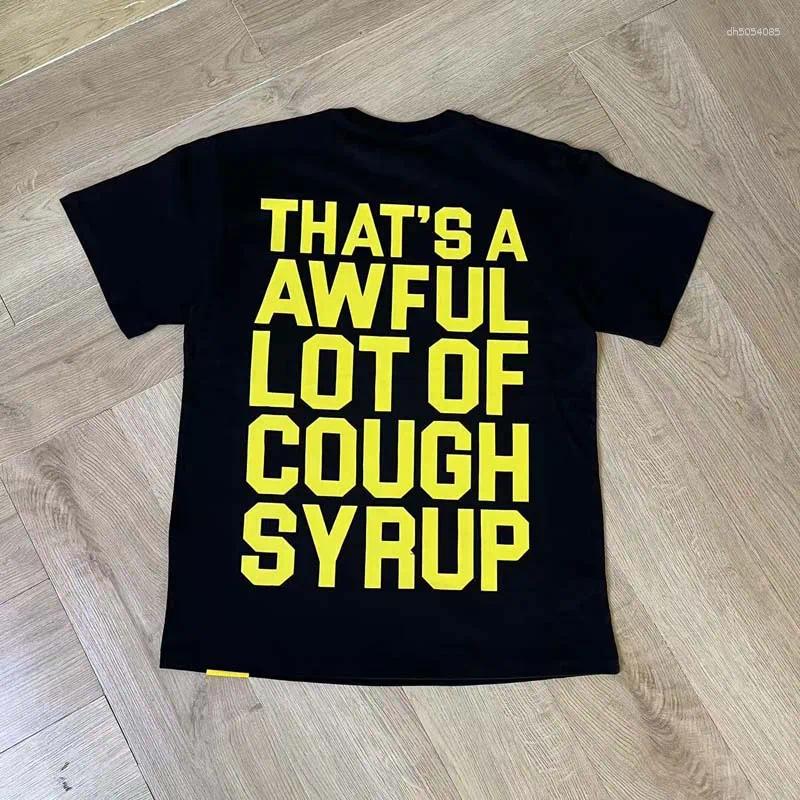 Men's T Shirts Cotton Luxury Summer American Trend Graphic T-shirt Women Letter-printed Short-sleeved High Quality Tops Casual Loose Round-neck R
