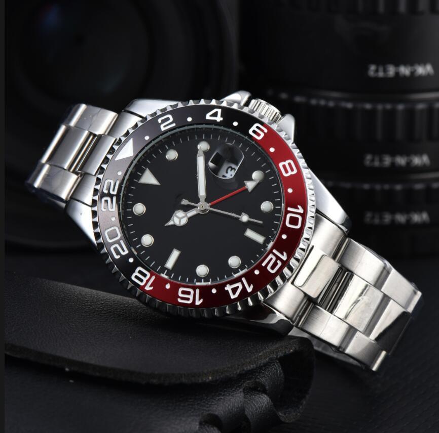 2026 Mens ROL GMTity MASTERity Watches quartz Movement watch multifunction Wristwatch Designers Men Watches Stainless SteelStrap Gold Wristwatches 7896