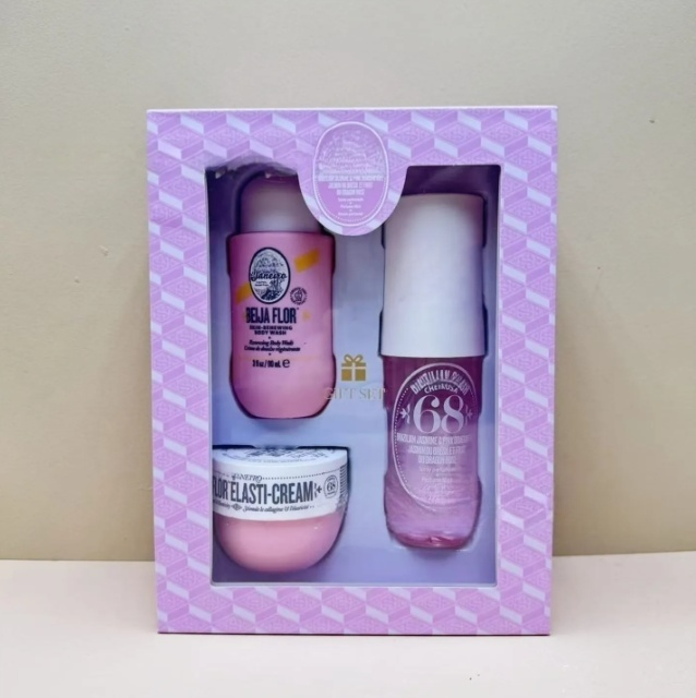 Brand Fragrance Body Care Travel Set 90ml Perfume Mist 90ml Body Wash 50ml Body Cream Body Fragrance Set