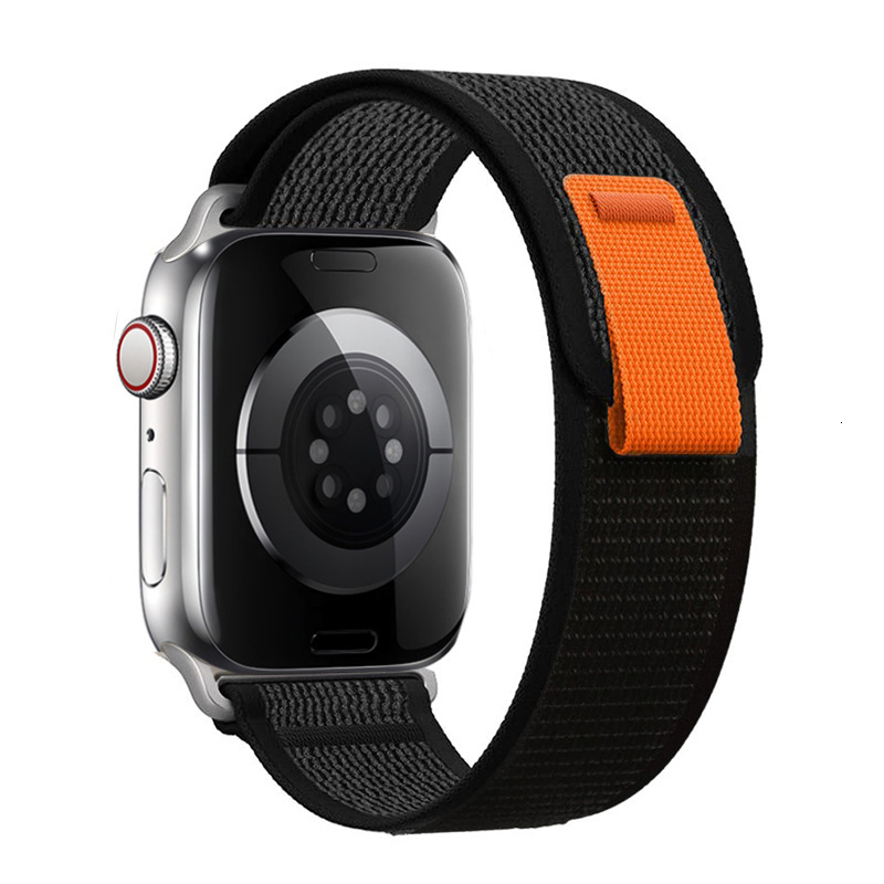 Nylon suitable for Apple iWatch 8 Ultra adjustable nylon woven loop strap