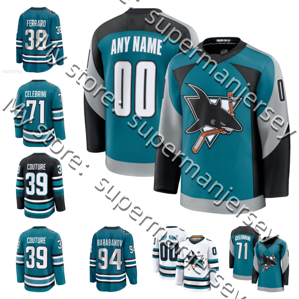 71 Macklin Celebrini sj hockey jersey sharks jersey 2 Will Smith Ryan Reaves Michael Misa Logan Couture Jeff Skinner Sam Dickinson Toffoli Will