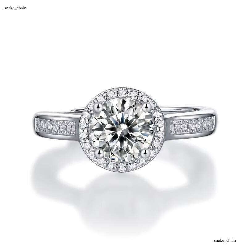 Accept Direct Sales Wholesale In Stock 925 Silver Ring VVS1 Diamond