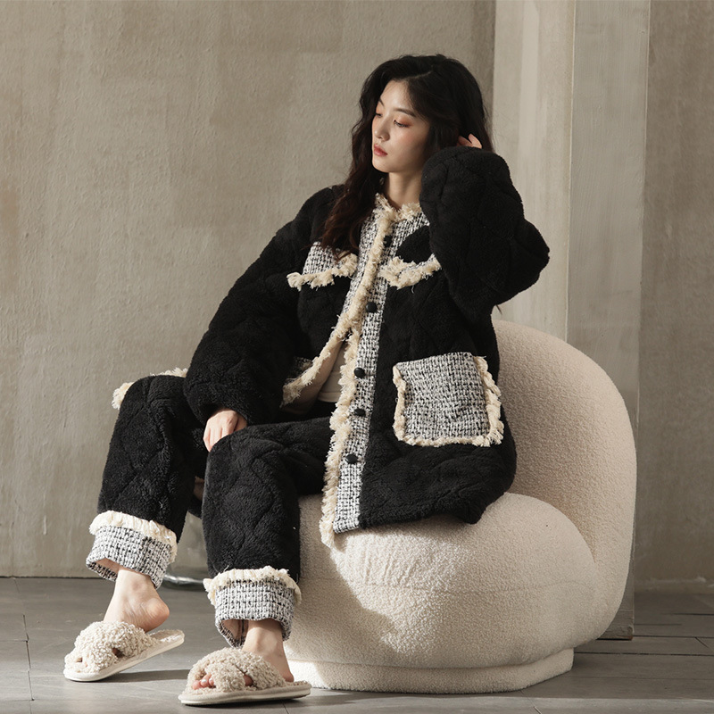 B1298-Chic Contemporary B1286 Ladies' Turtleneck Sweater Dress Complementing Slim Fit Pants