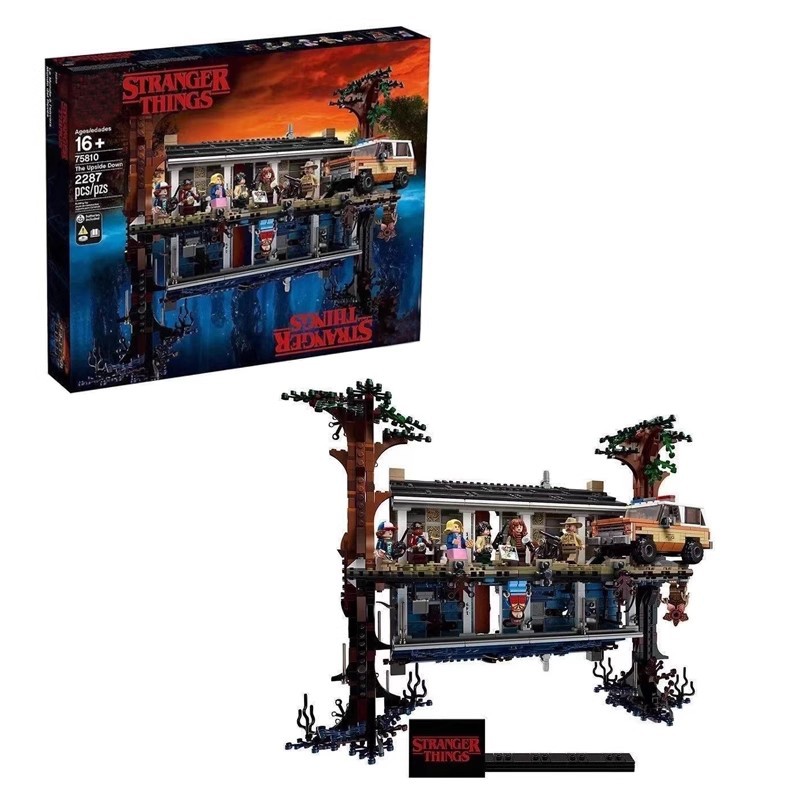 75810 Stranger Things The Upside Down Building Blocks Set Children Toys Children birthday Gift