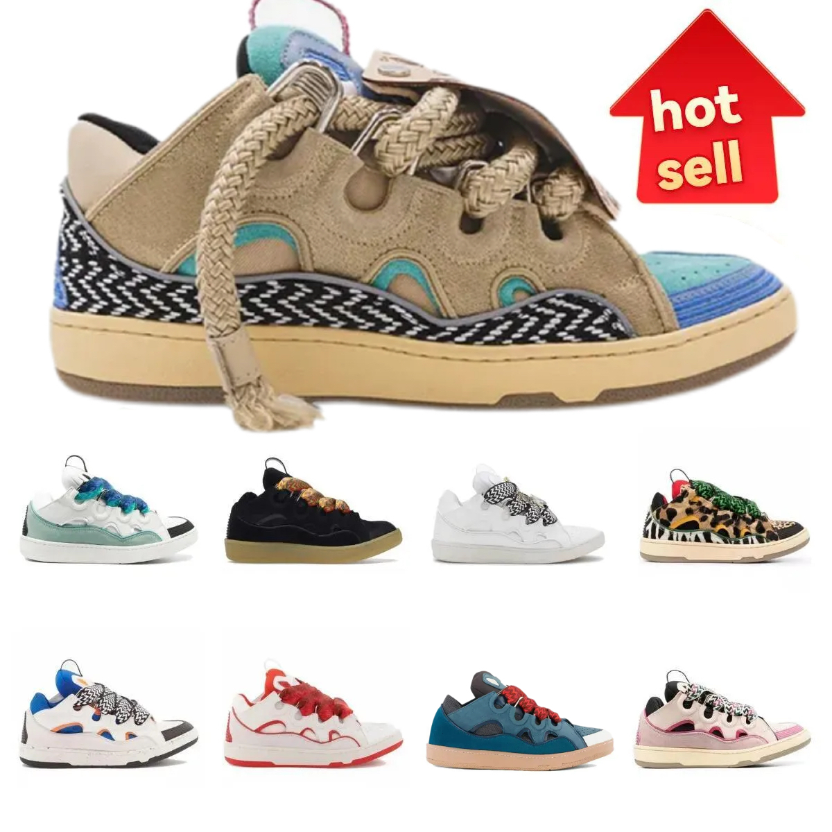 Men Women Luxury Shoes Curb Sneakers Designer Running Shoes Extraordinary Womens Sneaker Calfskin Nappa Platform Mens Sports Trainers