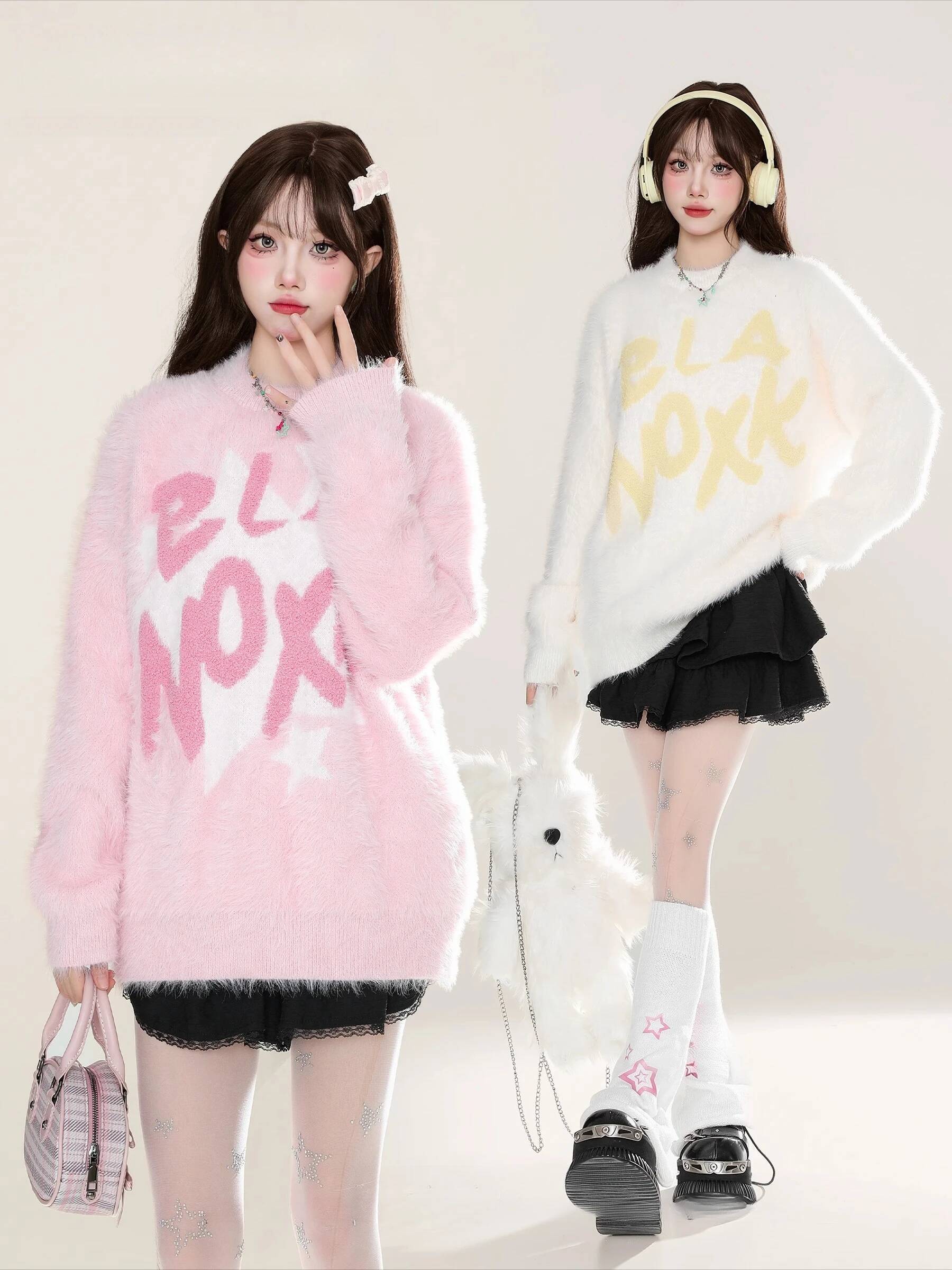 Bestseller French Vintage Sweet Thin Knitting Sweater Women Casual Elegant Slim Bodycon Office Lady Y2k Pullover Korean Fashion Autumn ddmytues
