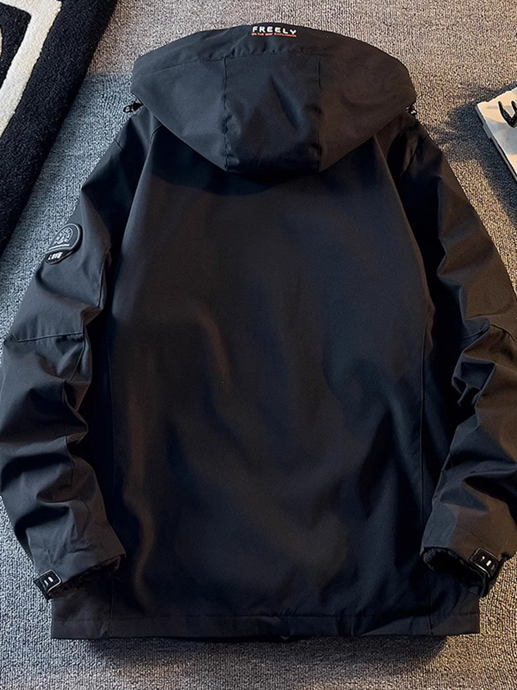 Free Shipping 2026 Men's 3-in-1 Detachable Winter Jacket, Fleece-Lined Thickened Windbreaker, American Style Waterproof Outdoor Coat