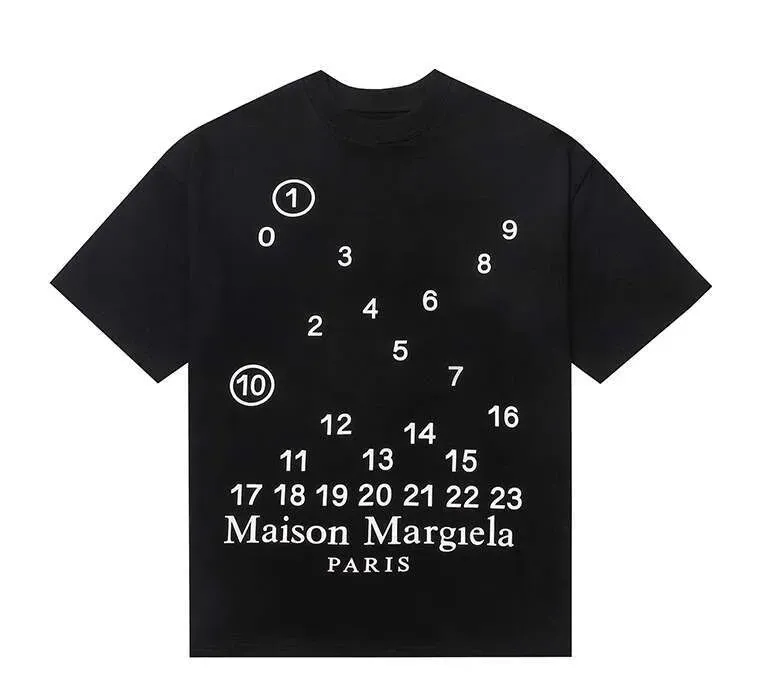 T Shirt Designer Mens essential Digital Pattern Round Neck Trendy Top Tees MargelaLeisure Comfortable Hip Hop Street Short Sleeved
