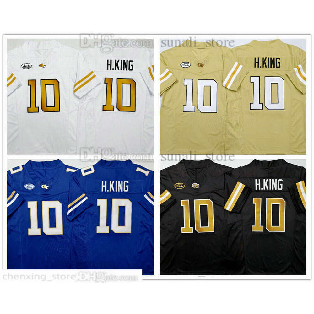10 Haynes King Jersey 10 H.King Football Men's 2025-26 Georgia Tech College Uniform All Stitched