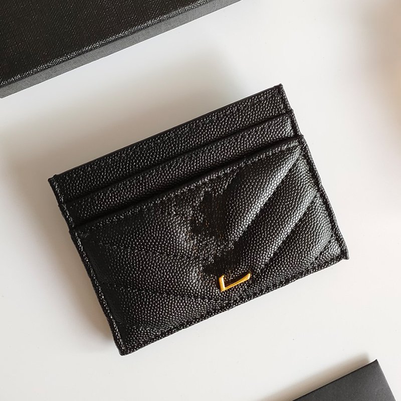 Card Holders Credit Wallet Designer Men and Women Elegant Small Size Multi-Currency Billfold for Travel