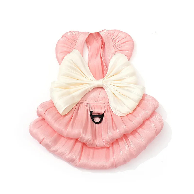 Baby Cloth Doll Flowing Yarn Princess Pet Clothes Summer Thin Dress Outdoor Cat Outfit Clothing Supply 251225 H260130