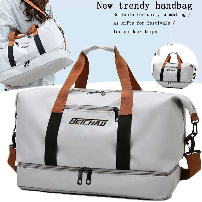 The Neutral Color Backpack Men Women Is Suitable for Travel Use It Comes in Various Colors and Can Be Placed on a Suitcase.