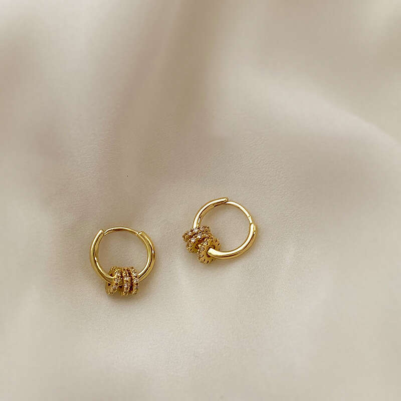 Earrings designer Geometric Metal Hoop Elegant Fashion Simple Ins Style Earrings Wholesale for Women
