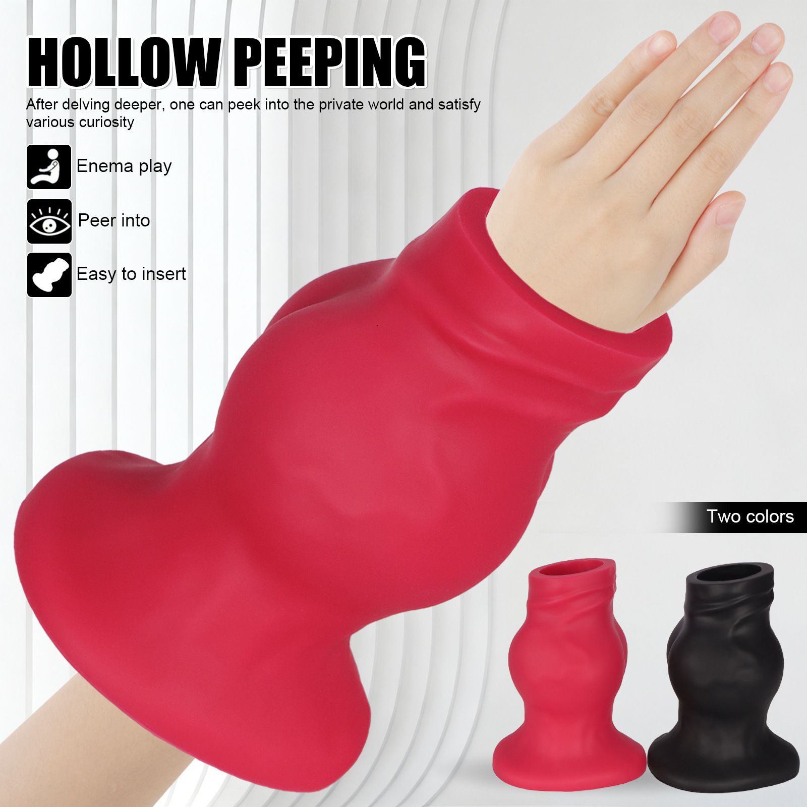 Silicone Soft Hollow Anal Plug 8/9/10cm Huge Butt Plug Gay Anal Sex Toys Hollow Speculum Anus Dilation Enema Prostate Massager 241216bj