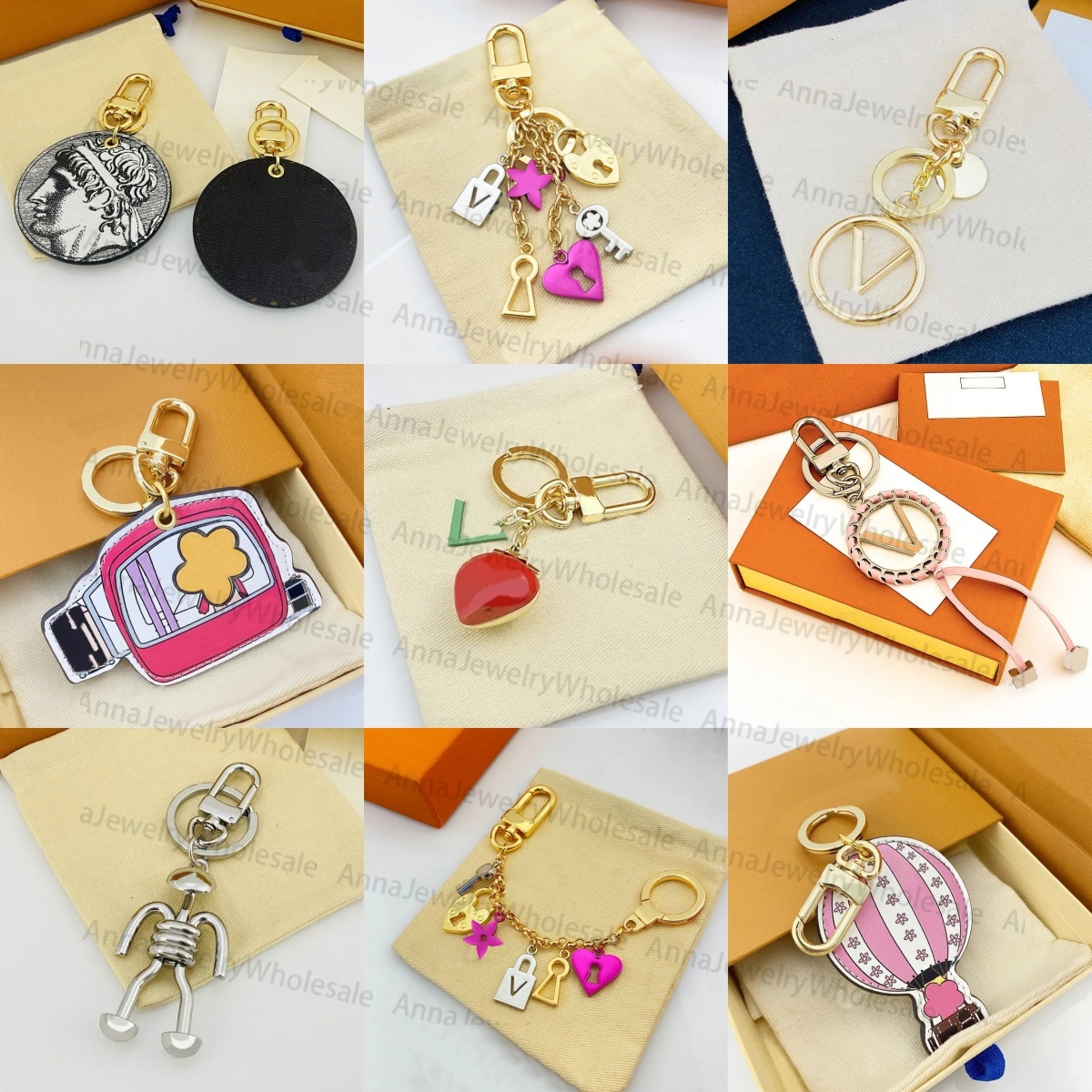 keychain designer Classic Men's Leather Metal Keychain bag charms Pendant Lanyards Boutique key chain fashion trend High Quality Gifts Jewelry Accessories