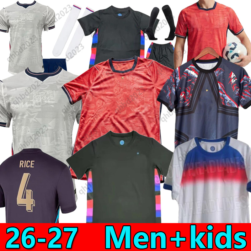 S-4XL Angleterre 2026 soccer jerseys Women Home 25 26 27 ENglAndS football shirts men kids sets SAKA KANE BELLINGHAM FODEN PALMER RICE kits Football shirt kids TopS