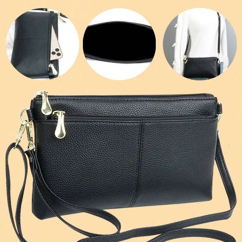 The Neutral Color Suitable for Daily Commuting Office Use It Is Cross-Body Bag and Also a Phone Bag.