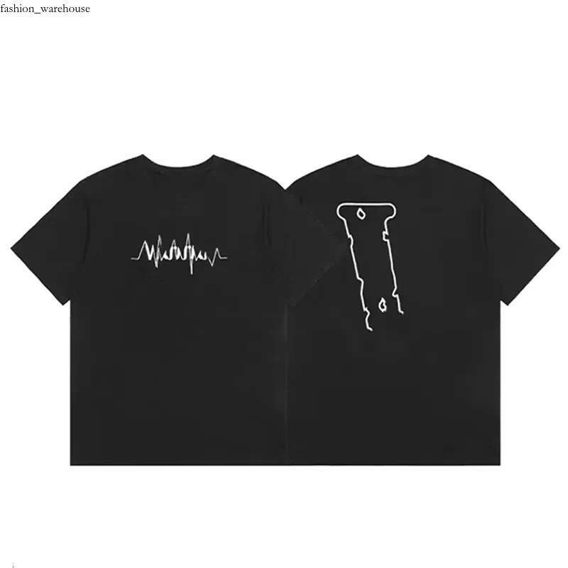 designer mens vlong long tshirt Clothing Luxury New V Trend Men's Printed T-shirt Letter Logo Haikyuu Tops Women's High Street Style vlonely Short Sleeve 7f6