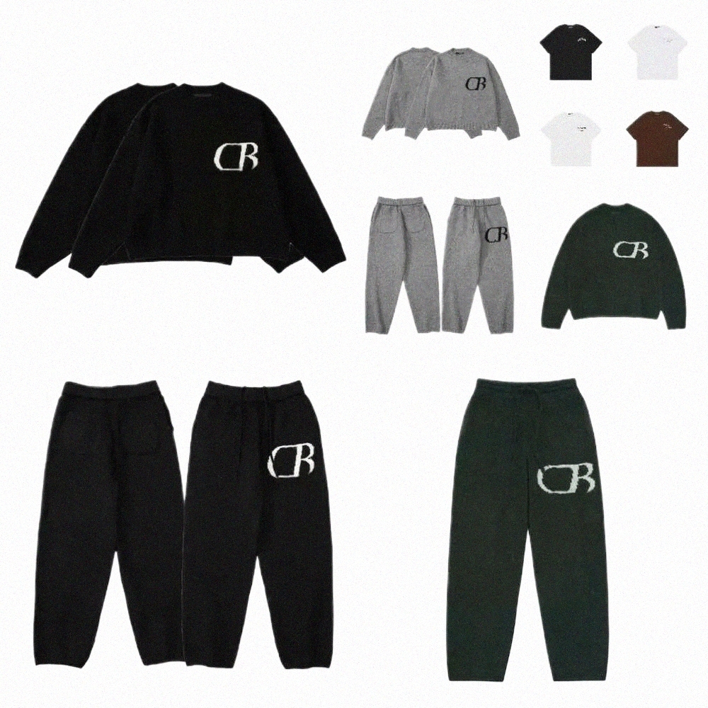 cole Crew Neck Sweaterhooded Sweater Sweater Wool Jacquard Craft Sweater Knitted Outerwear Autumn And Winter Warm Pullover Pants Embro P2Xb#