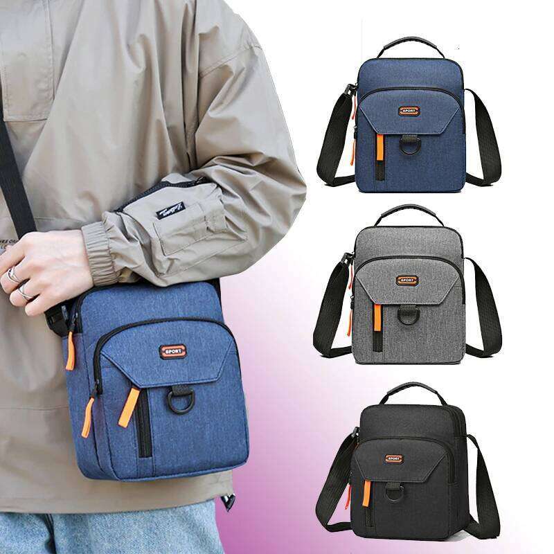 Fashionable, Versatile, Lightweight and Simple Crossbody Bag, Can Be Carried on One Shoulder, with Multiple Pocket Design